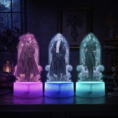 裂纹触摸 哈利harry波特Potter电影周边16彩遥控高清内印夹层亚克力小夜灯