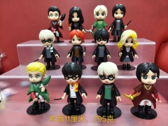 12PCS/SET 11cm Harry Potter Cartoon Anime PVC Figure Toy