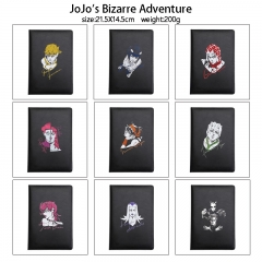 JOJO的奇妙冒险 动漫印花pu车线笔记本硬皮本