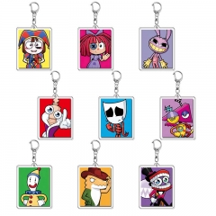 9 Styles The Amazing Digital Circus Cartoon Acrylic Anime Keychain