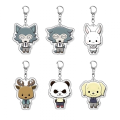 6 Styles BEASTARS Cartoon Acrylic Anime Keychain