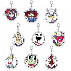 9 Styles The Amazing Digital Circus Cartoon Acrylic Anime Keychain