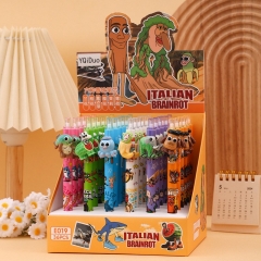 36PCS/SET Italian Brainrot Cartoon Stationery Anime Pen