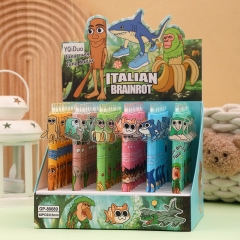 48PCS/SET Italian Brainrot Cartoon Stationery Anime Pen