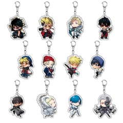 12 Styles Trigun Cartoon Acrylic Anime Keychain