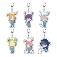 6 Styles My Love Story with Yamada-kun at Lv999 Cartoon Acrylic Anime Keychain