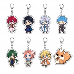8 Styles Akatsuki no Yona Cartoon Acrylic Anime Keychain
