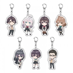 7 Styles Alya Sometimes Hides Her Feelings in Russian Cartoon Acrylic Anime Keychain