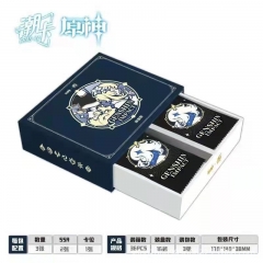 Genshin Impact Cartoon Anime Card Packs Booster Pack Paper Cards