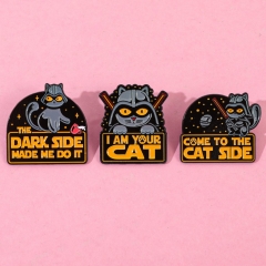 3 Styles Star War Cartoon Pin Anime Alloy Brooch