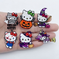 6 Styles 10PCS/SET Hello Kitty Cartoon Anime Acrylic Pendant