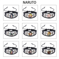 9 Styles Naruto Cartoon Anime Bracelets