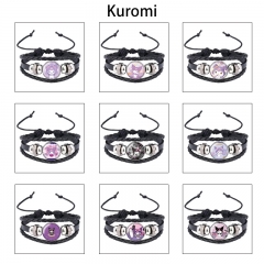 10 Styles Sanrio Kuromi Cartoon Anime Bracelets