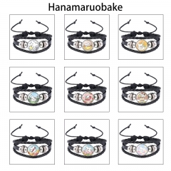 10 Styles Hanamaruobake Cartoon Anime Bracelets
