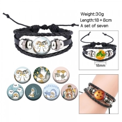 7PCS/SET Mofusand Cartoon Anime Bracelets