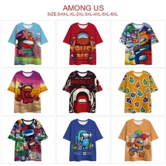 AMONG US-10款 牛奶丝全彩短袖