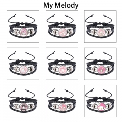 12 Styles Sanrio My Melody Cartoon Anime Bracelets