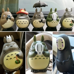 卡通动漫龙猫咪咪玩具公仔搪胶汽车摆件家居蛋糕烘焙装饰用品盒装