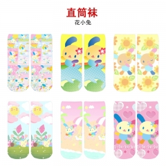花丸 精品动漫全彩直筒袜