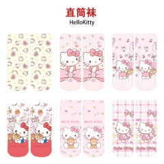HelloKitty 精品动漫全彩直筒袜