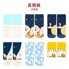 米菲兔 精品动漫全彩直筒袜