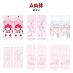 必爱诺 精品动漫全彩直筒袜