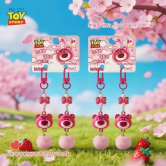2 Styles Authentic Disney Lots-o'-Huggin' Bear Cartoon Anime Toy Keychain