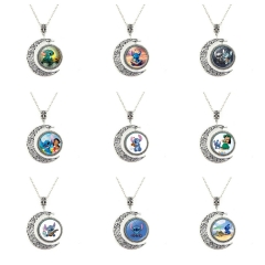 25 Styles Lilo & Stitch Cartoon Alloy Anime Necklace