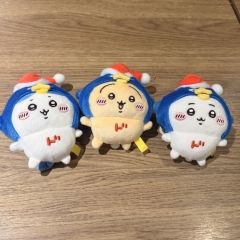 联名企鹅系列圣诞帽吉伊乌萨奇小八挂件毛绒公仔包挂饰