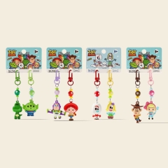 4 Styles Authentic Disney Cartoon Anime Toy Keychain