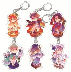 7 Styles Axis Powers Hetalia Cartoon Anime Acrylic Keychain
