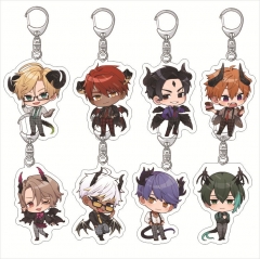 12 Styles Obey Me Cartoon Anime Acrylic Keychain