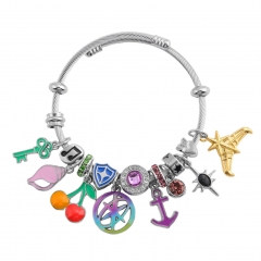 3 Styles K-Pop: Demon Hunters Cartoon Pin Anime Alloy Bracelet