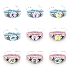 24 Styles Inside Out Cartoon Anime Leather Bracelet