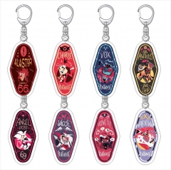 8 Styles Hazbin Hotel Cartoon Anime Acrylic Keychain