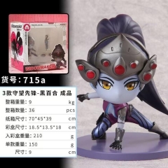 2 Styles Overwatch Widowmaker Cartoon Anime PVC Figure Toy