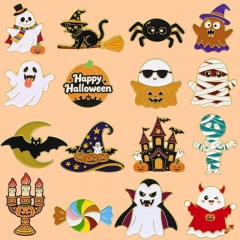 16 Styles The Nightmare Before Christmas Cartoon Pin Anime Alloy Brooch