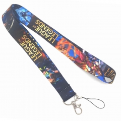 League of Legends Cartoon Anime Phone Strap Lanyard