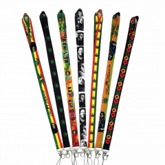 7 Styles Bob Marley Cartoon Anime Phone Strap Lanyard