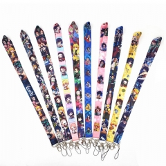6 Styles Demon Slayer: Kimetsu no Yaiba Anime Phone Strap Lanyard