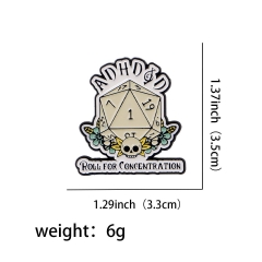 Dungeons & Dragons Cartoon Pin Anime Alloy Brooch