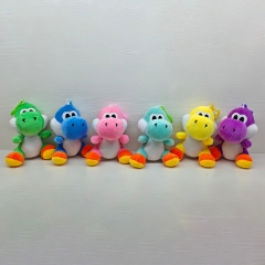 6色耀西恐龙组合挂件 6款一套出，不挑款12CM