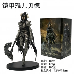 18cm Overlord albedo Cartoon Anime PVC Figure Toy