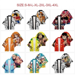 10 Styles One Piece Cartoon Anime Kimono Cloak
