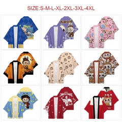 10 Styles POP MART Labubu Cartoon Anime Kimono Cloak
