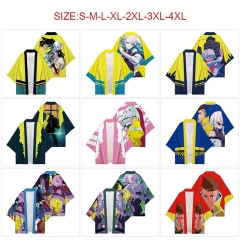 10 Styles Cyberpunk 2077 Cartoon Anime Kimono Cloak