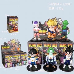 6PCS/SET Dragon Ball Z Cartoon Anime PVC Figure Toy