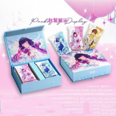 Genshin Impact Cartoon Anime Card Packs Booster Pack Paper Cards