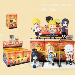 6PCS/SET Naruto Cartoon Anime PVC Figure Toy
