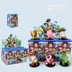 6PCS/SET Toy Story Cartoon Anime PVC Figure Toy